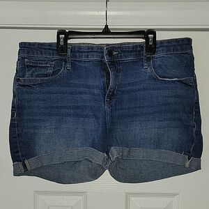 GAP Girlfriend Short Denim Blue Women's